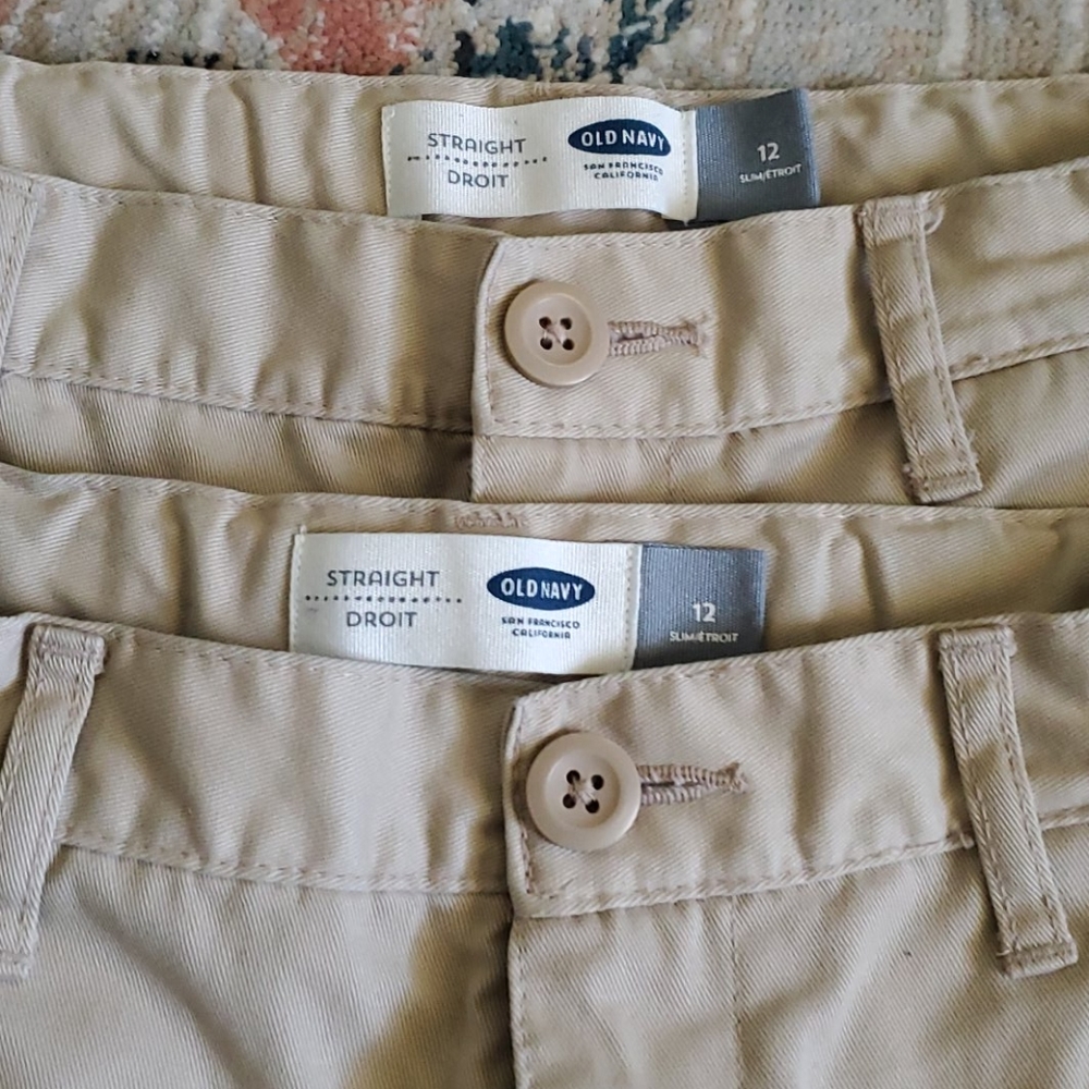 Old Navy Khakis size 12